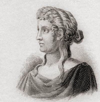 Sappho, 1825 by English School